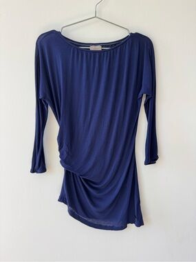 Jersey CoSTUME NATIONAL Ruched Silk Blend Top - Y2K - Size 40IT XS/S - Italy